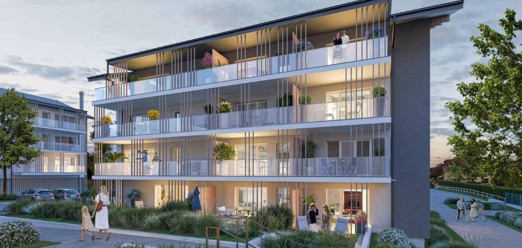 Programme immobilier neuf Central - Bons-en-Chablais proche du lac Léman (74890) - Référence : 16146
