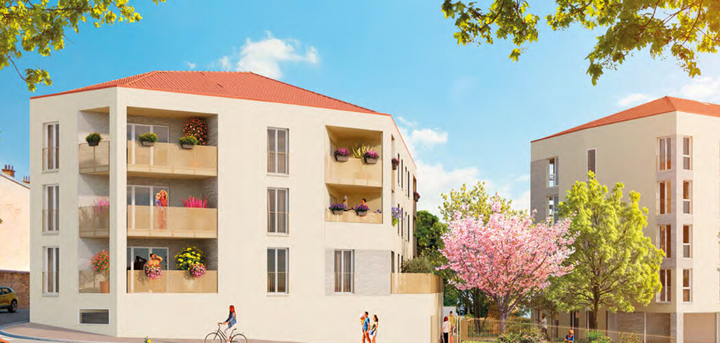 Programme immobilier neuf FIRST BOURG EN BREST - Bourg-en-Bresse à proximité de l’université Jean Moulin Lyon III (01000) - Référence : 14308
