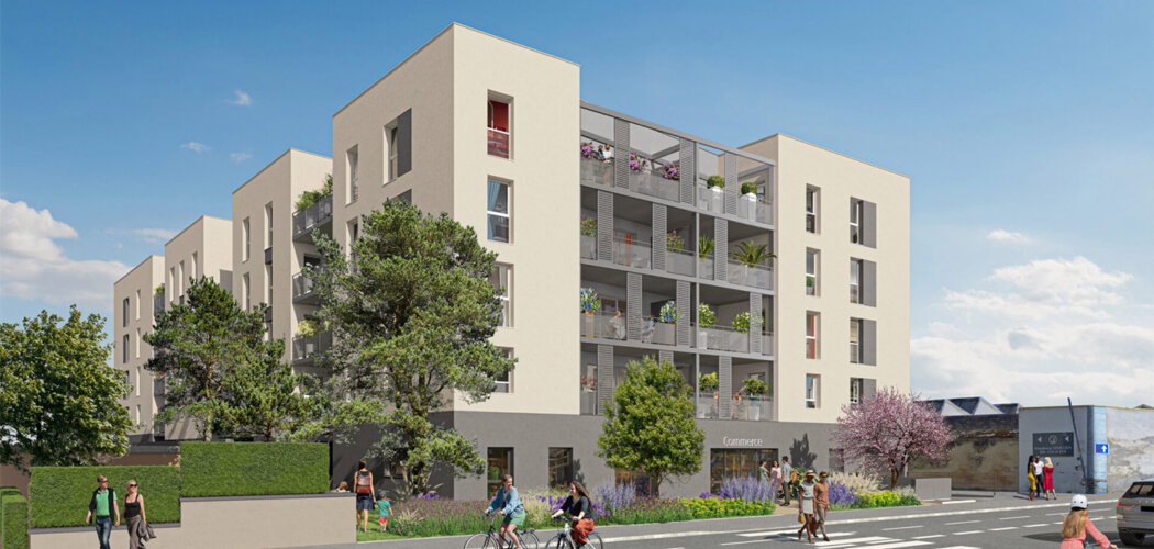 Programme immobilier neuf Les Balcons d'Annie - Bourg-en-Bresse à proximité de la gare (01000) - Référence : 14302