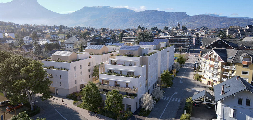 Programme immobilier neuf ILÔSENS - Challes-les-Eaux, appartements neufs et cadre de vie dynamique près de Chambéry (73190) - Référence : 15950