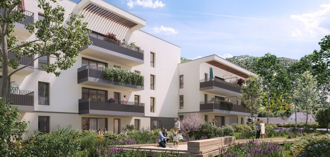 Programme immobilier neuf DELTA - Challes-les-Eaux, logements neufs et cadre naturel proche du centre-ville (73190) - Référence : 15971