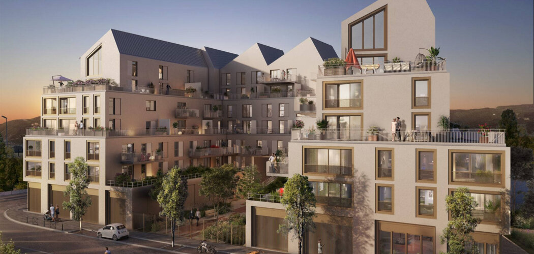 Programme immobilier neuf LES SHEDS - Chambéry : logements neufs sécurisés et verdoyants en centre-ville (73000) - Référence : 15241