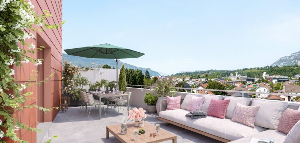 Programme immobilier neuf L'OREE BISSY - Chambéry : logements neufs sécurisés et verdoyants proche des commodités (73000) - Référence : 15434