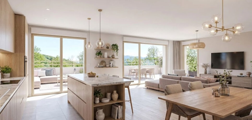 Programme immobilier neuf REFLET DES MONTS - Chambéry proche centre ville et transports (73000) - Référence : 17405