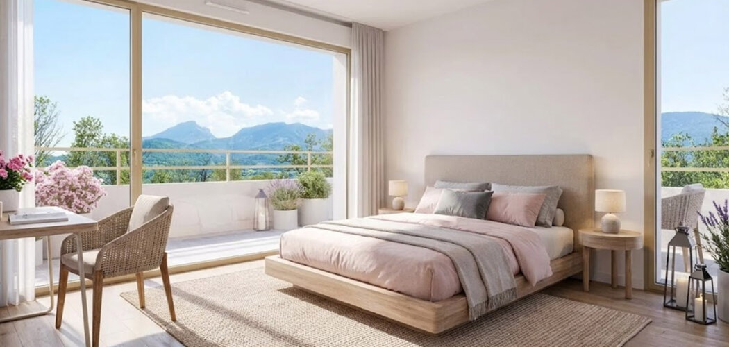 Programme immobilier neuf REFLET DES MONTS - Chambéry proche centre ville et transports (73000) - Référence : 17405