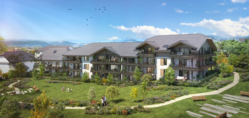 Programme immobilier neuf LE PRE GEORGES - Chapeiry aux portes d’Annecy (74540) - Référence : 13135