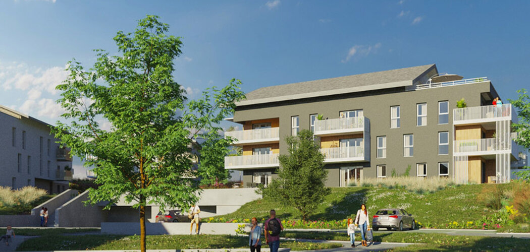Programme immobilier neuf L'Ermengarde - Charvonnex : Résidence T2–T4 avec cadre naturel et confort optimisé proche des espaces verts (74370) - Référence : 4903