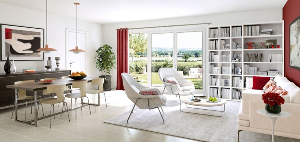 Programme immobilier neuf LES VILLAS DU VERGER - Chevrier : Résidence T4–T5 avec jardins et vue panoramique dans un hameau verdoyant (74520) - Référence : 1378