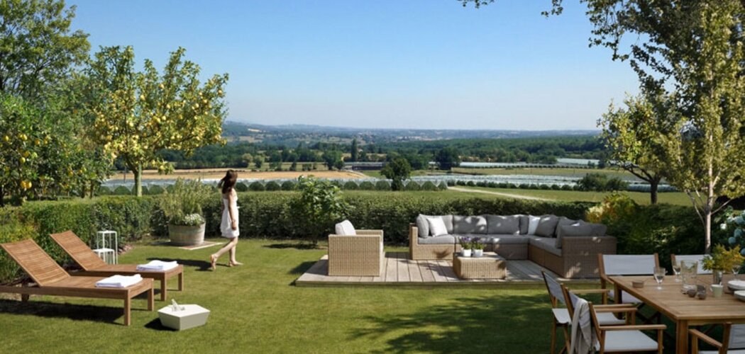 Programme immobilier neuf LES VILLAS DU VERGER - Chevrier : Résidence T4–T5 avec jardins et vue panoramique dans un hameau verdoyant (74520) - Référence : 1378