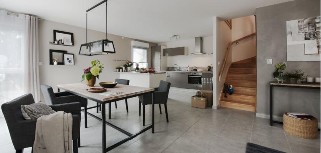 Programme immobilier neuf Les carres de la canopee - Chilly : Résidence T4 avec jardins et garages dans un cadre villageois convivial (74270) - Référence : 1082