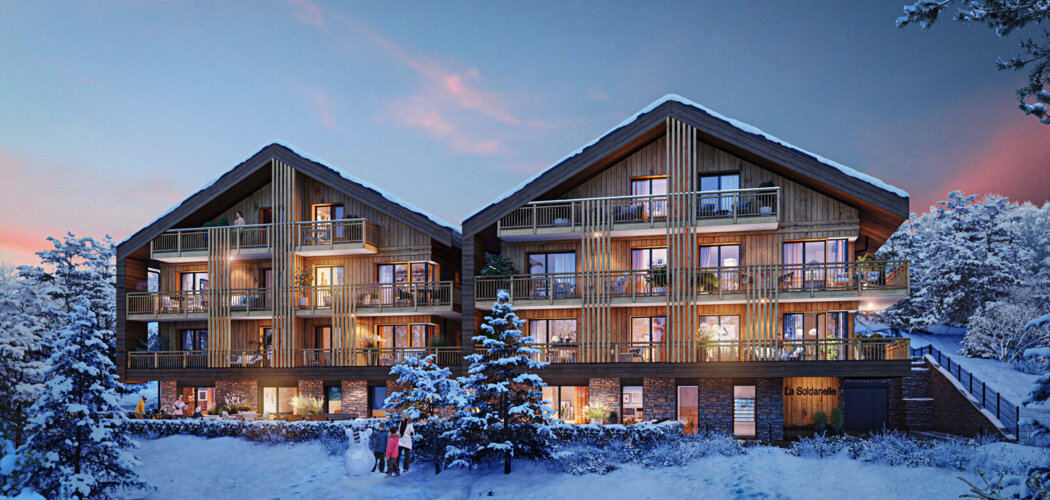 Programme immobilier neuf La Soldanelle - Cluses entre ski et nature proche des Carroz-d’Arâches (74300) - Référence : 11631