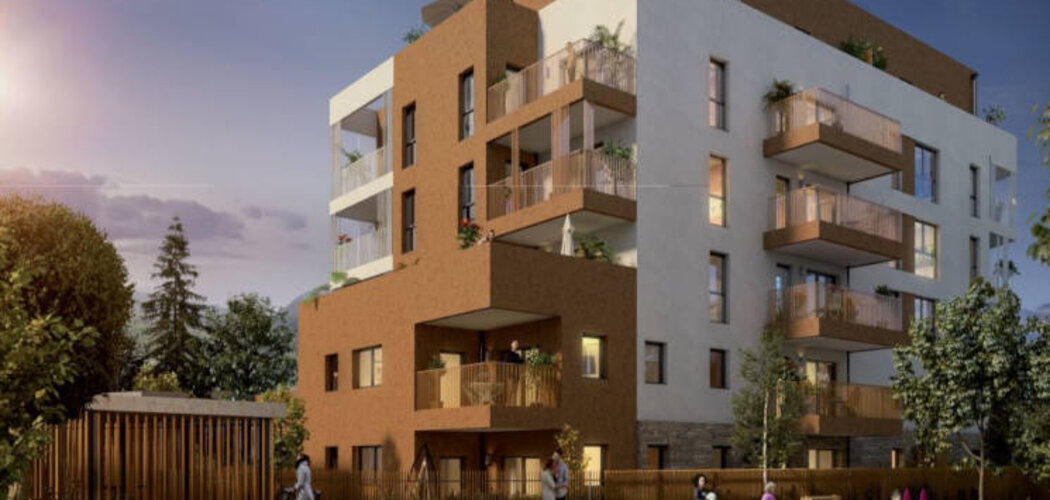 Programme immobilier neuf ICONIC - Cluses : Résidence T2–T4 avec luminosité naturelle et espaces extérieurs proche des commodités (74300) - Référence : 14181