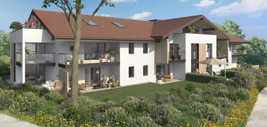 Programme immobilier neuf SOLARYS - Cranves-Sales : logements neufs lumineux et sécurisés proche du centre-ville (74380) - Référence : 14898