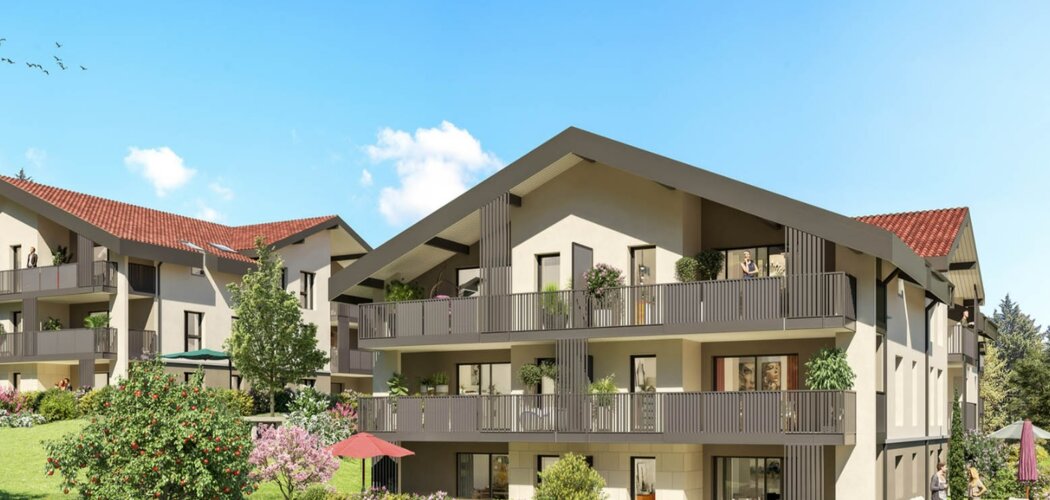 Programme immobilier neuf OUREA - Crozet : Résidence T2–T4 avec cadre naturel et confort optimisé proche des commodités (01170) - Référence : 14278