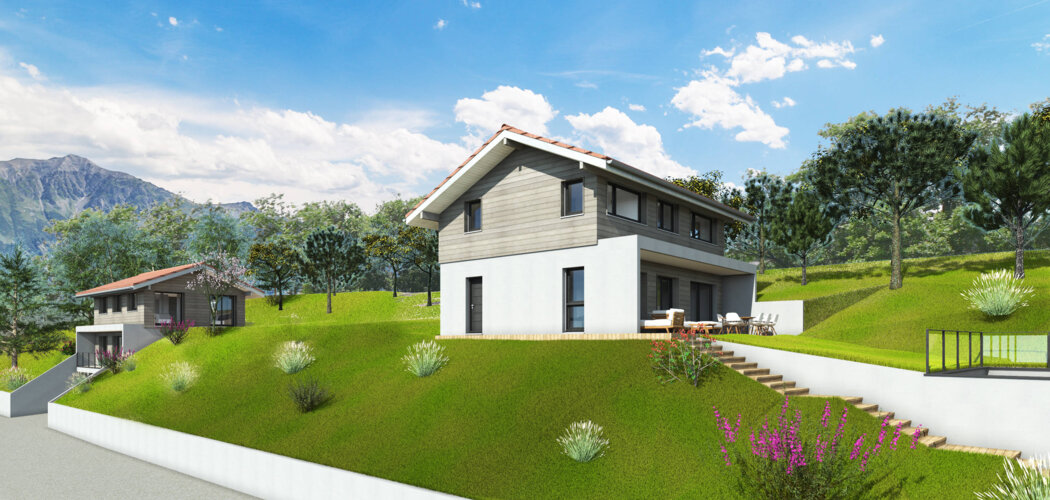 Programme immobilier neuf GRAND R - Cruseilles terrain à bâtir à deux pas du Lac des Dronières (74350) - Référence : 11260