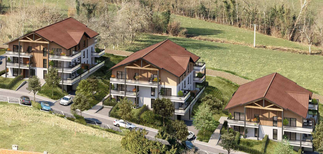 Programme immobilier neuf Les 6 Pétales - Dingy-en-Vuache proche de Vulbens (74520) - Référence : 16030