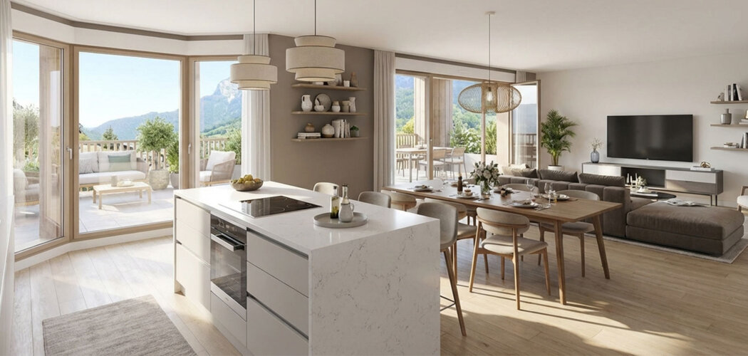 Programme immobilier neuf SIGNAL 1784 - Dingy-Saint-Clair entre village et montagnes proche d’Annecy (74230) - Référence : 16225