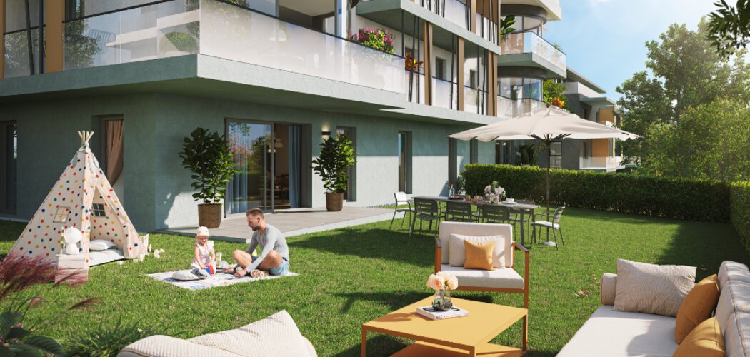 Programme immobilier neuf Prestige - Divonne-les-Bains : logements neufs proches du lac de Divonne et de la frontière suisse (01220) - Référence : 16942
