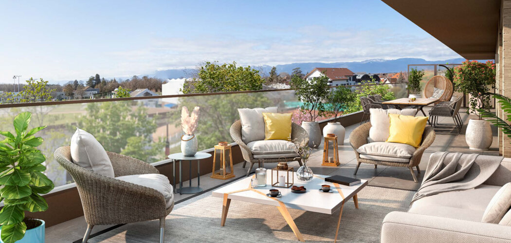 Programme immobilier neuf Villas Acacias - Douvaine résidence proche centre et Genève (74140) - Référence : 16201
