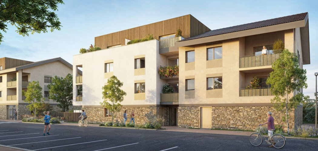 Programme immobilier neuf NEOZEN - Douvaine vie pratique entre centre ville et frontière suisse (74140) - Référence : 17665