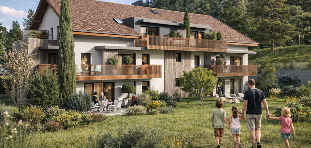 Programme immobilier neuf PERLE DU LAC - Duingt emplacement privilégié au bord du lac d’Annecy (74410) - Référence : 16162