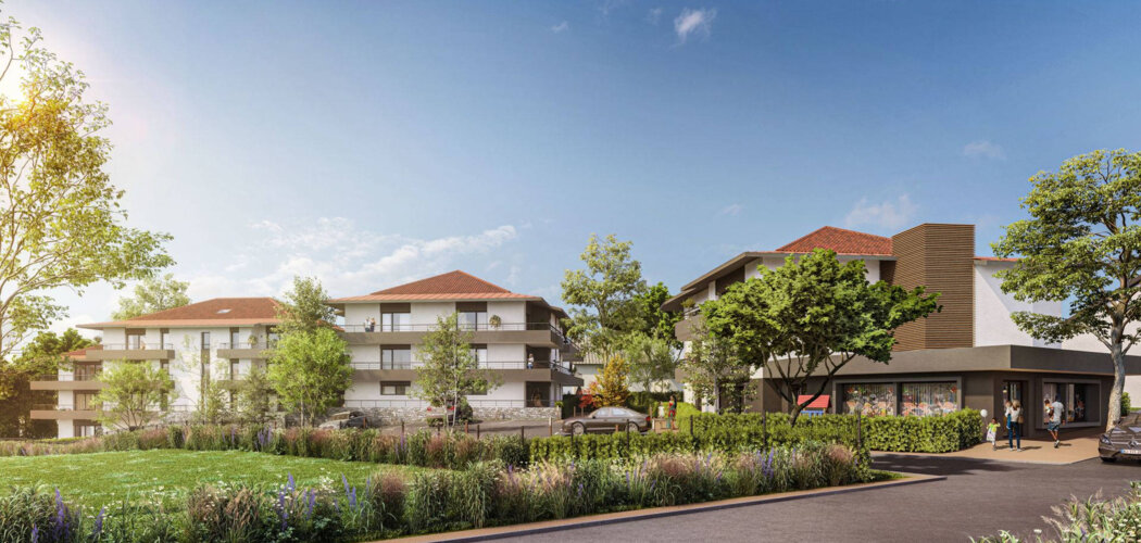 Programme immobilier neuf CONFIDENCES - Echenevex : Résidence T2–T5 avec cadre verdoyant et confort optimisé proche des commodités (01170) - Référence : 5545