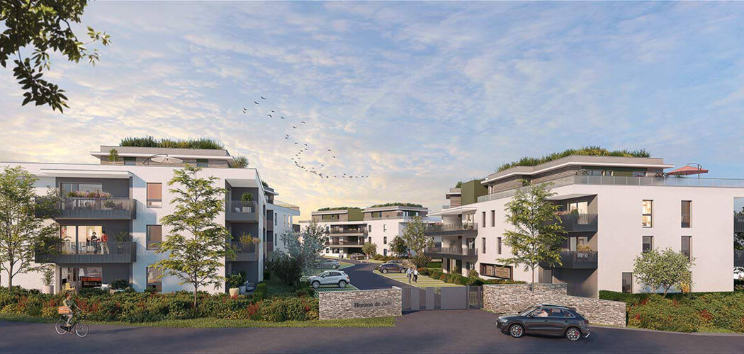 Programme immobilier neuf HORIZON DE JADE - Epagny Metz-Tessy : Résidence T2–T4 avec cadre naturel et confort optimisé proche des commodités (74330) - Référence : 6974