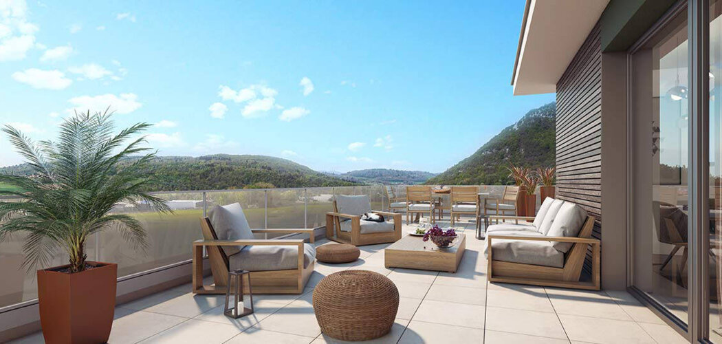 Programme immobilier neuf HORIZON DE JADE - Epagny Metz-Tessy : Résidence T2–T4 avec cadre naturel et confort optimisé proche des commodités (74330) - Référence : 6974