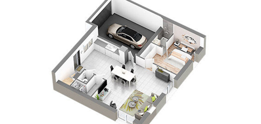 Programme immobilier neuf LES VILLAS DE L'ADRET - Etercy : Maisons T4–T5 avec jardins privatifs et surfaces modulables proche d’Annecy (74150) - Référence : 1003