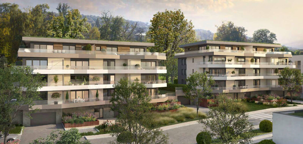 Programme immobilier neuf Hill Park seconde tranche - Évian-les-Bains à deux pas du lac Léman (74500) - Référence : 16164