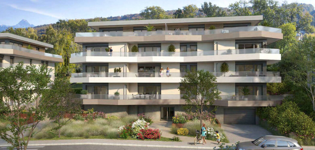 Programme immobilier neuf Hill Park seconde tranche - Évian-les-Bains à deux pas du lac Léman (74500) - Référence : 16164