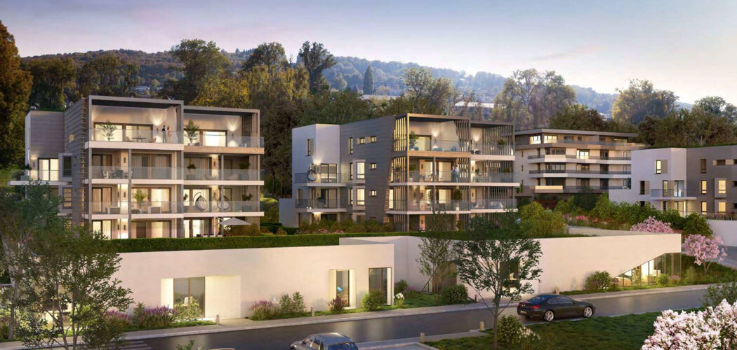 Programme immobilier neuf Hill Park seconde tranche - Évian-les-Bains à deux pas du lac Léman (74500) - Référence : 16164