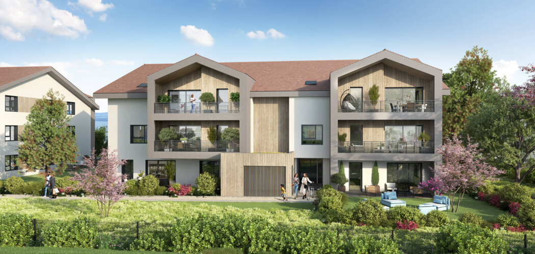 Programme immobilier neuf ALVEA - Evian-les-Bains résidence neuve proche ligne H (74500) - Référence : 17960