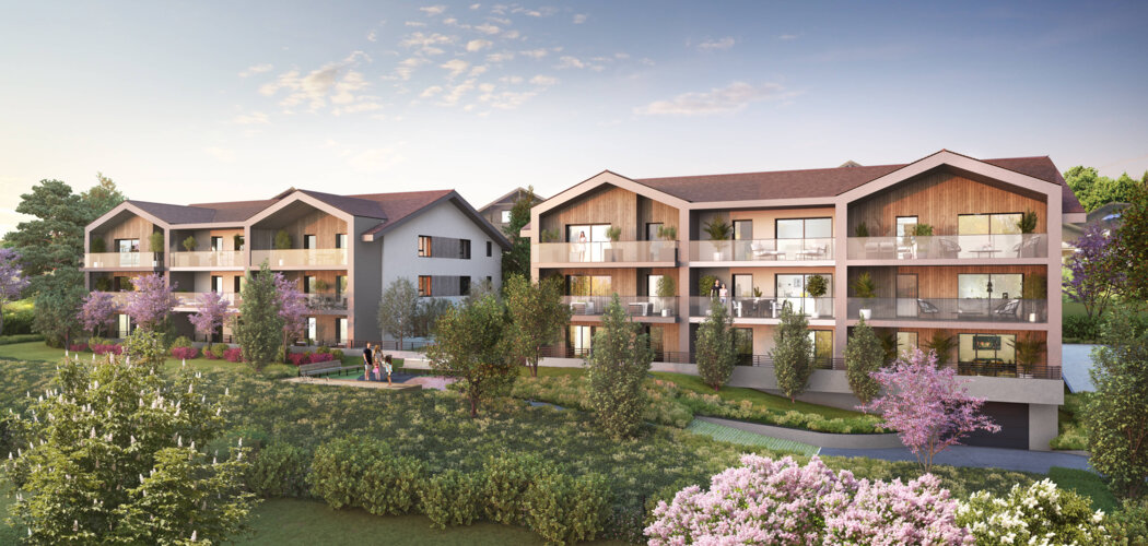 Programme immobilier neuf ALVEA - Evian-les-Bains résidence neuve proche ligne H (74500) - Référence : 17960
