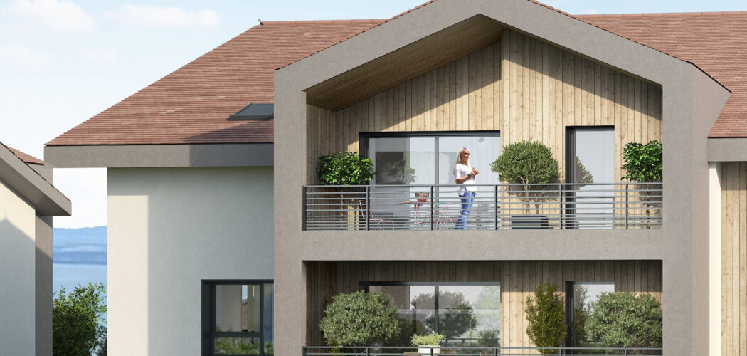 Programme immobilier neuf ALVEA - Evian-les-Bains résidence neuve proche ligne H (74500) - Référence : 17960