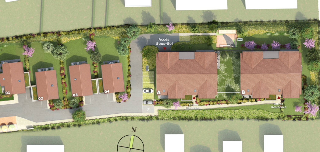 Programme immobilier neuf ALVEA - Evian-les-Bains résidence neuve proche ligne H (74500) - Référence : 17960