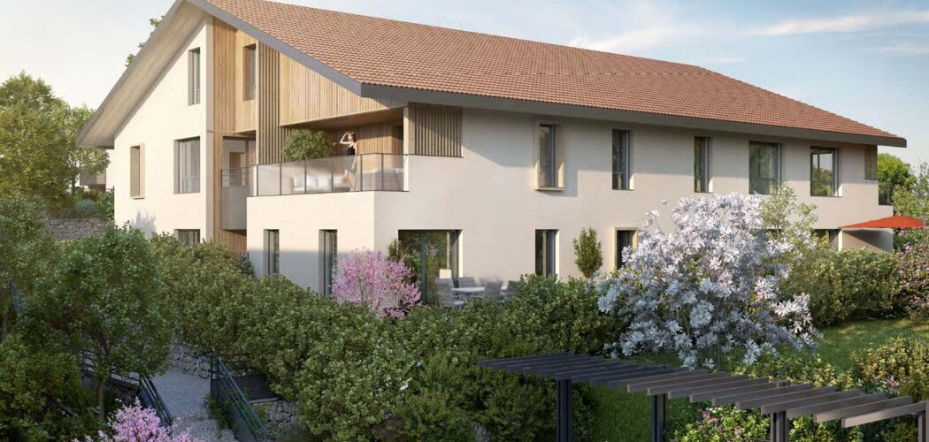 Programme immobilier neuf Eleman - Excenevex : résidence neuve proche lac Léman et plages (74140) - Référence : 15711