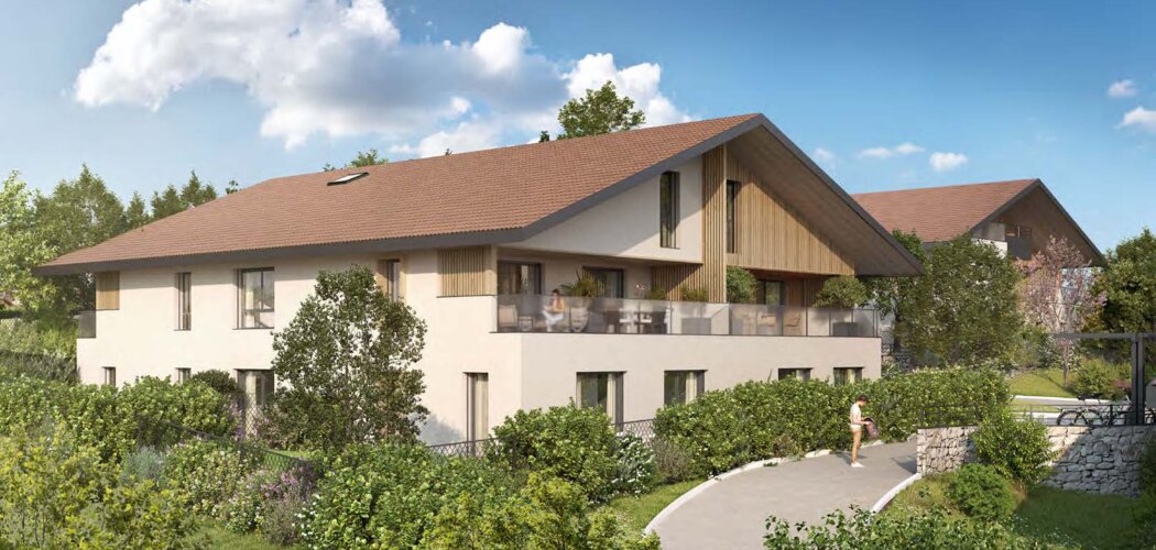Programme immobilier neuf Eleman - Excenevex : résidence neuve proche lac Léman et plages (74140) - Référence : 15711