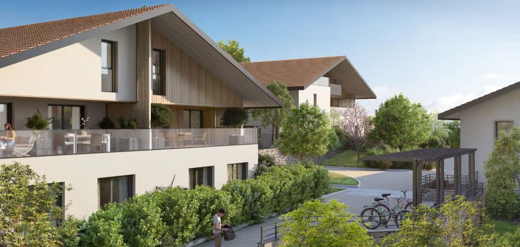 Programme immobilier neuf Eleman - Excenevex : résidence neuve proche lac Léman et plages (74140) - Référence : 15711