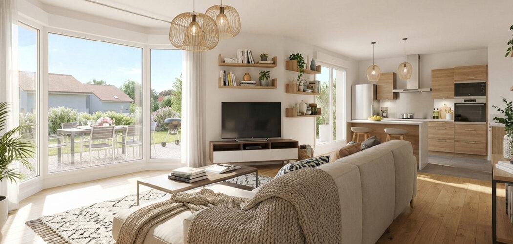 Programme immobilier neuf Villas PERSEA - Feigères cadre de vie calme proche Genève villas neuves (74160) - Référence : 17031