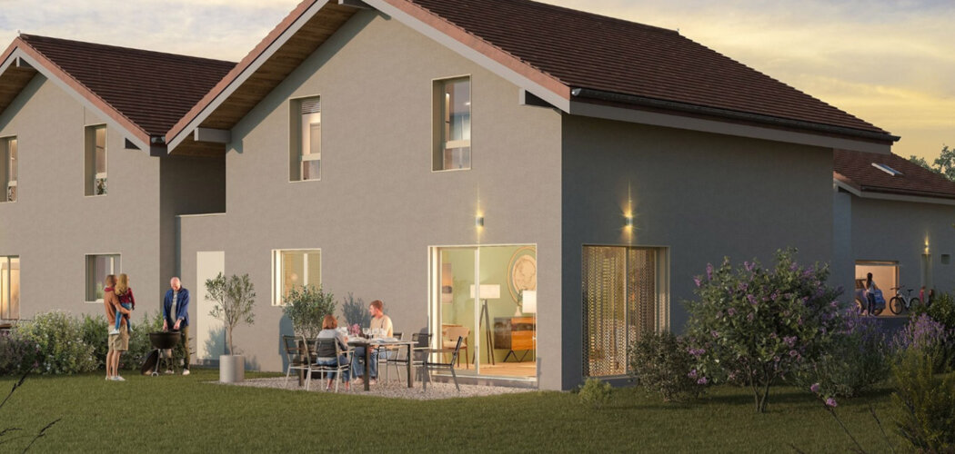 Programme immobilier neuf Villas PERSEA - Feigères cadre de vie calme proche Genève villas neuves (74160) - Référence : 17031