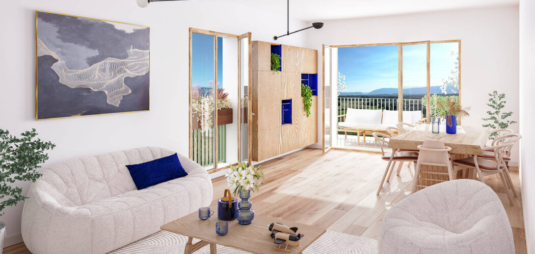 Programme immobilier neuf L’ILOT DES LUMIERES - Ferney-Voltaire à proximité à vélo des Bains des Pâquis (01210) - Référence : 11339