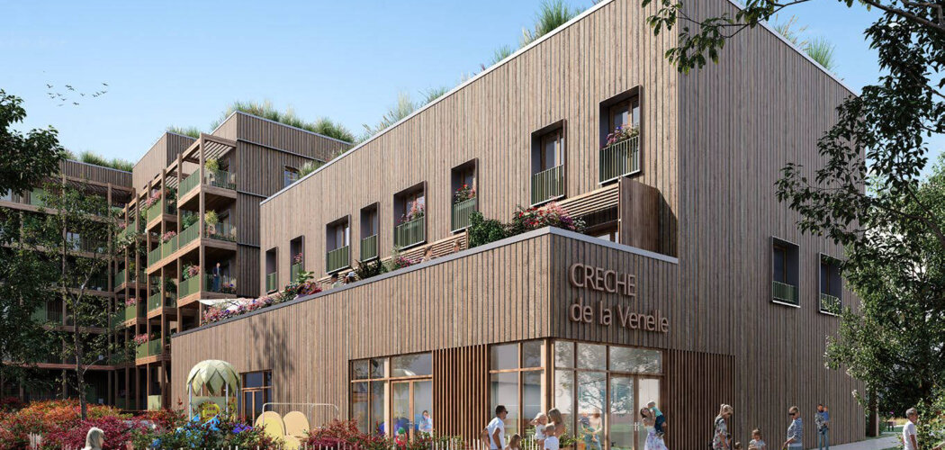 Programme immobilier neuf L’ILOT DES LUMIERES - Ferney-Voltaire à proximité à vélo des Bains des Pâquis (01210) - Référence : 11339