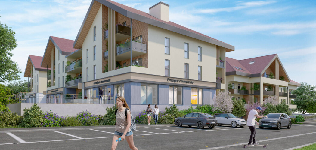 Programme immobilier neuf Cœur Frangy - Frangy : Résidence studio–T4 avec cadre résidentiel et confort optimisé proche des commodités (74270) - Référence : 14711