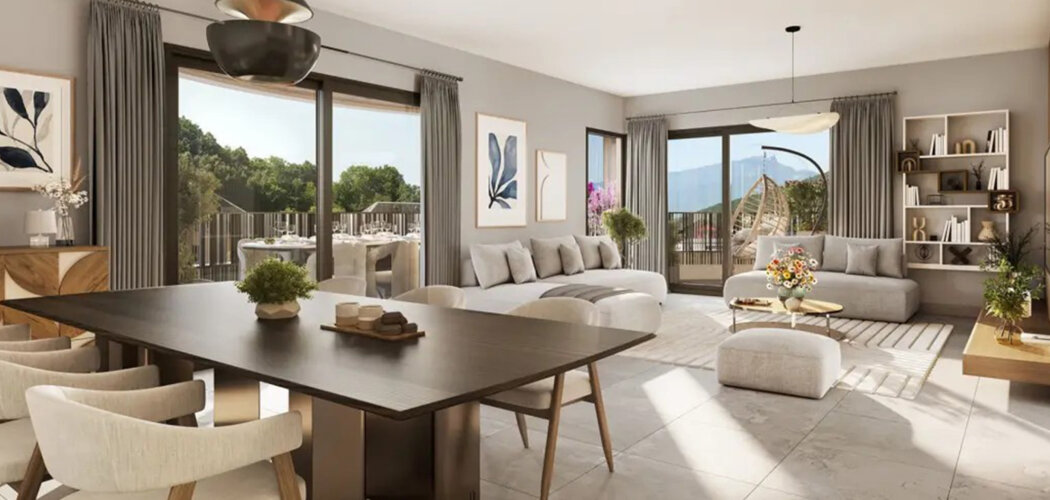 Programme immobilier neuf L'EDEN PARC tranche 2 - Grésy-sur-Aix gare à pied et lac du Bourget à 18 min (73100) - Référence : 18649