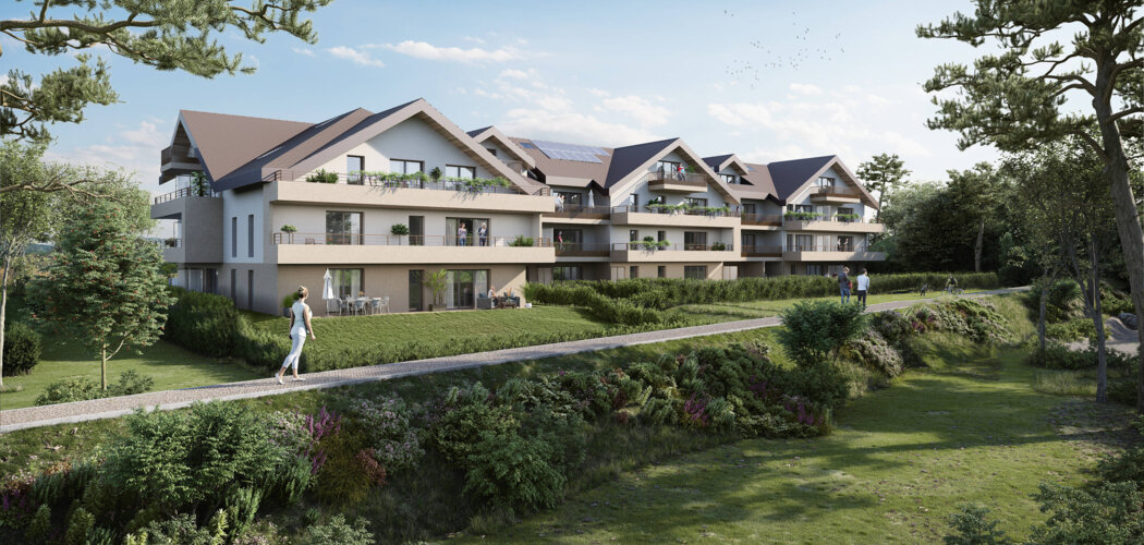 Programme immobilier neuf Les Jardins de Sierre - Grésy-sur-Aix : Résidence T2–T4 avec cadre naturel et confort optimisé proche des commodités (73100) - Référence : 6413