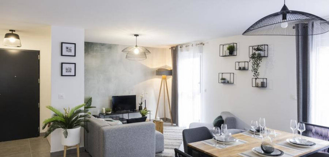 Programme immobilier neuf Les carrés du Poète - Grésy-sur-Isère : logements neufs sécurisés et verdoyants proche des commodités (73460) - Référence : 8424