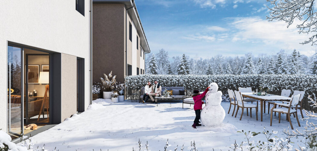 Programme immobilier neuf Les Maisons du Bourg - Grignon à proximité de la forêt et des montagnes (73200) - Référence : 12445
