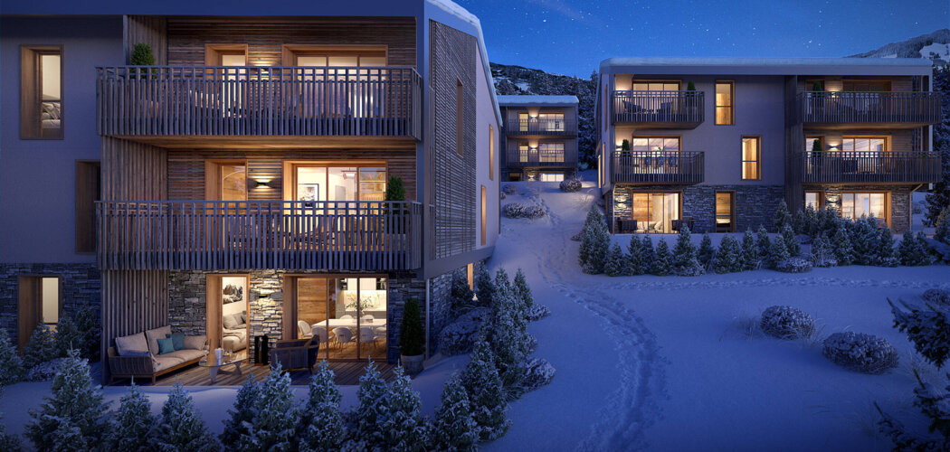 Programme immobilier neuf LES CHALETS D'OLCA - Houches proche du téléphérique de Bellevue (74310) - Référence : 10996