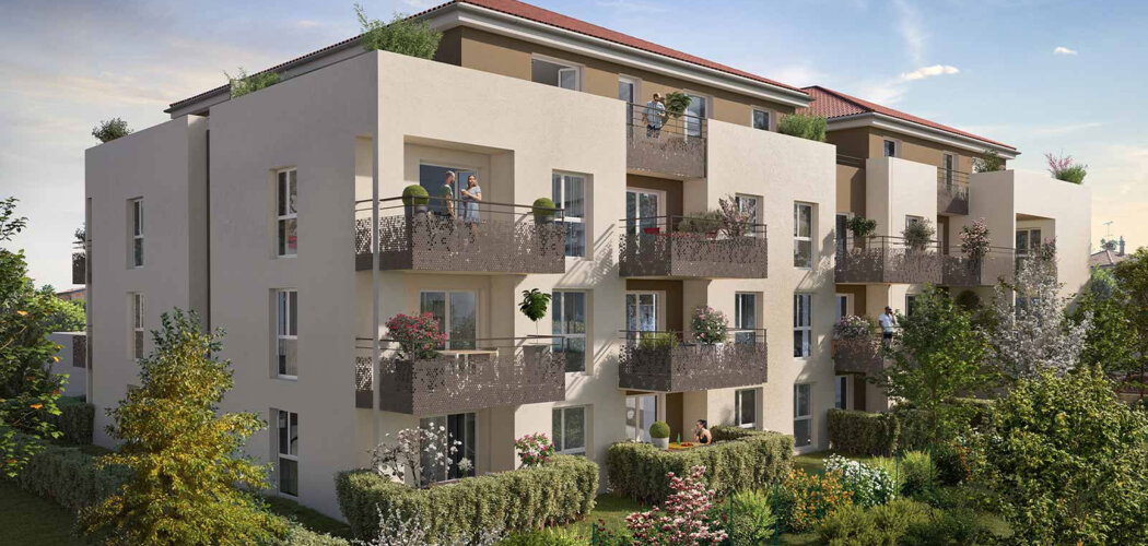 Programme immobilier neuf RIVE GAUCHE 2 - Jassans-Riottier, logements neufs et proximité Villefranche-sur-Saône en périphérie lyonnaise (01480) - Référence : 14293